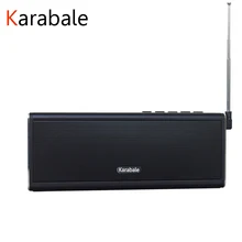 Karabale портативный Bluetooth динамик 4400 мАч Внешний аккумулятор супер бас беспроводной настольный автомобиль HiFi Бумбокс Handfree MIC w/FM антенна