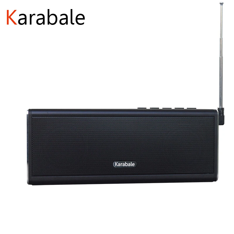 

Karabale Portable Bluetooth Speaker 4400mAH Power Bank Super Bass Wireless Desktop Car HIFI Boombox Handfree MIC w/ FM Antenna