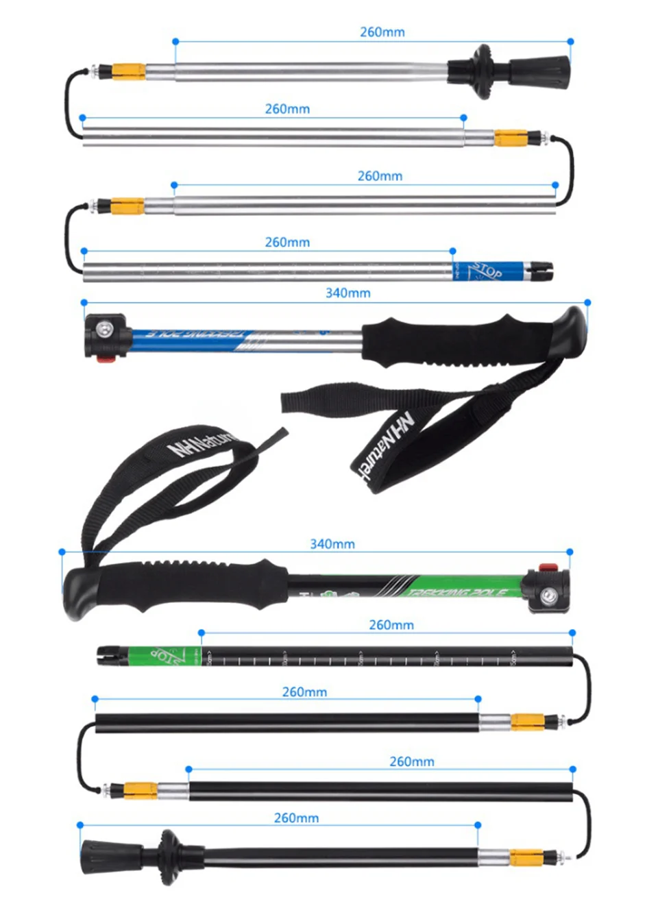 NatureHike-Ultra-light-EVA-Handle-5-Section-Adjust_02