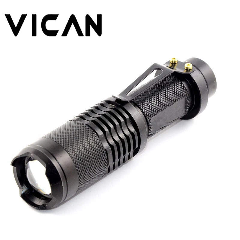 

Tactical Flashlight Military Grade Water Resistant 5 Modes Zoomable Ultra Bright Torch Powered by 18650 Rechargeable Battery