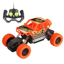 Автомобиль с дистанционным управлением, скоростной гоночный автомобиль Bigfoot RC, 4WD, игрушки 4CH, внедорожный грузовик для мальчиков, подарок для детей, сюрприз(оранжевый