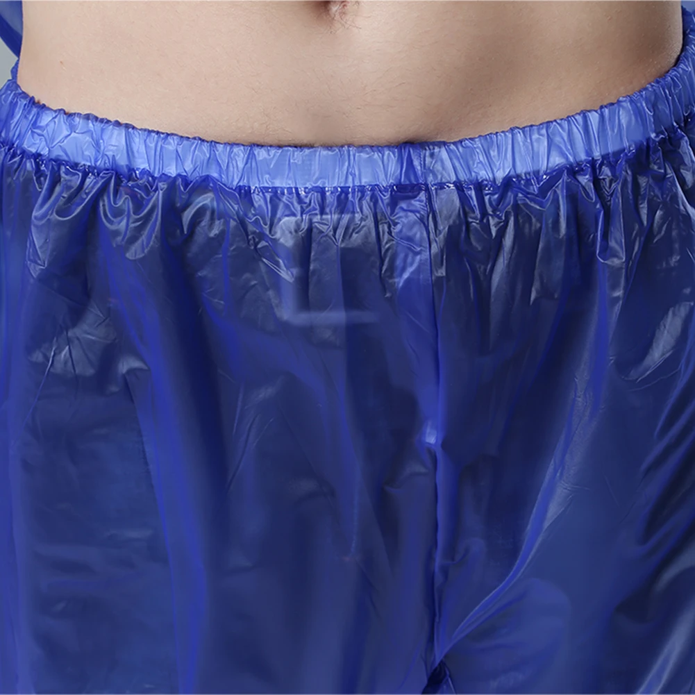 Новая мода eva цвет прозрачный набор раздельный дождевик; непромокаемые штаны для мужчин и женщин Пластиковые дождевые накидки уличные непромокаемые костюмы