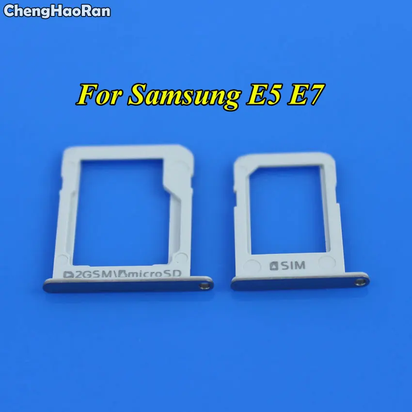 ChengHaoRan 1set SIM Card micro SD Tray Slot Holder For Samsung Galaxy