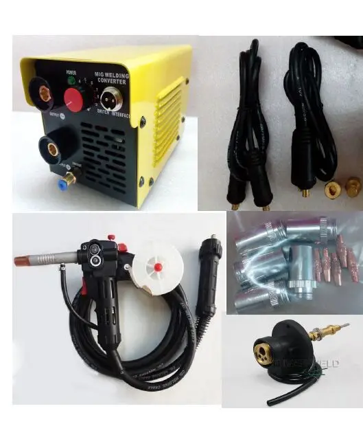 MIG welding coverter + spool gun (Euro connector, with empty spool