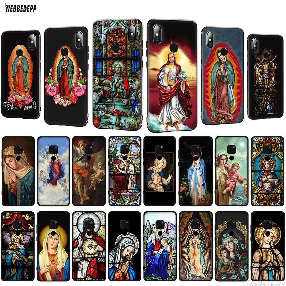 WEBBEDEPP Madonna di Fatima Религиозное искусство ТПУ чехол для Huawei P10 P20 P30 Lite Pro mate 10 20 P Smart 2019