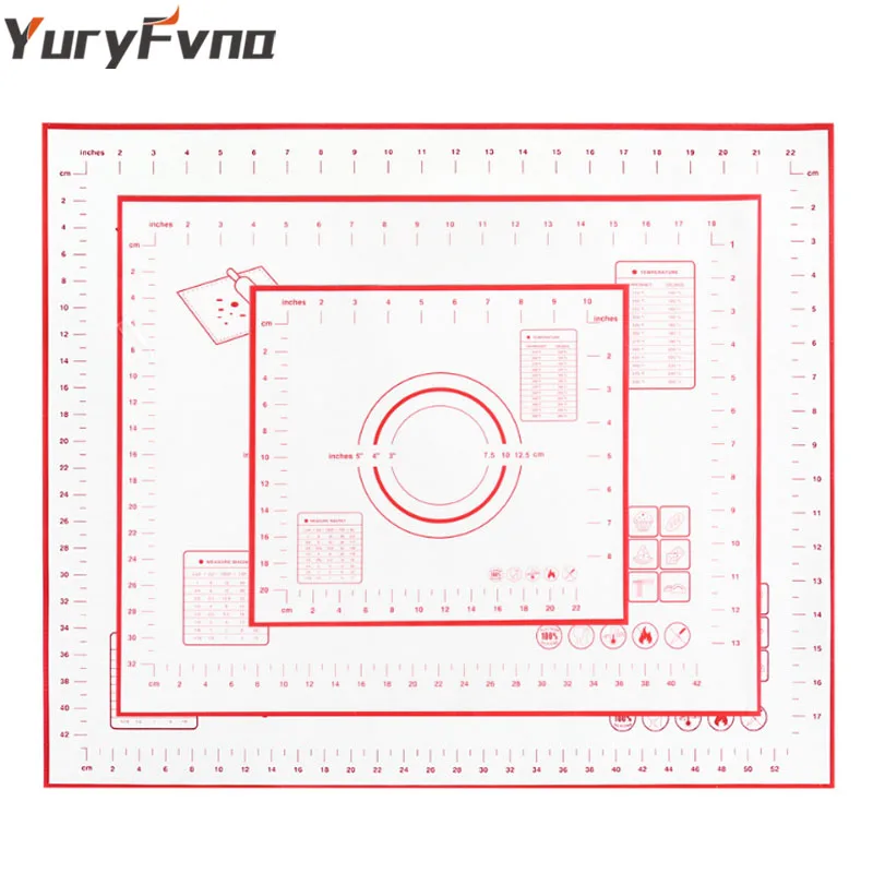 YuryFvna Нескользящая Пищевая силиконовая помадка Лист Лайнер многоразовый