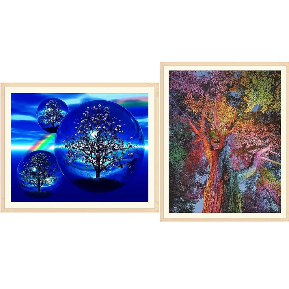 Online 5D Warna warni Pohon Lukisan Berlian 25*30 Cm Pohon Pola Penuh Diamond Lukisan DIY Dekorasi Rumah Lukisan # T Murah 5D Warna warni Pohon Lukisan Berlian 25*30 Cm Pohon Pola Penuh Diamond Lukisan DIY Dekorasi Rumah Lukisan # T