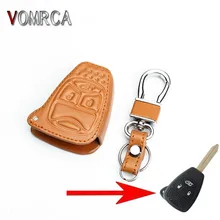 Hot sell genuine leather keys case cover car keys wallet bag for Jeep wrangler Jeep compass Jeep liberty 3 buttons starline a91