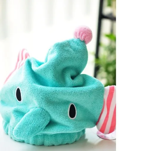 

IVYYE Rilakkuma Elephant Anime Shower Caps Dry Wrapped Towel Bathing Hat Hairband Bathroom Accessories Women Girls New
