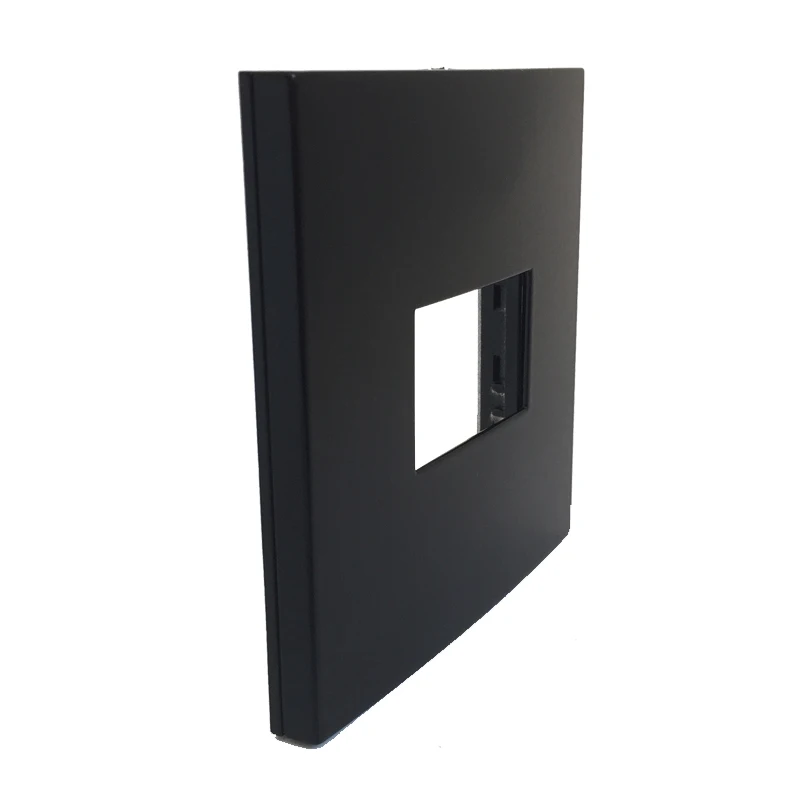 1 Slot Black Wall Outlet Frame pic 3