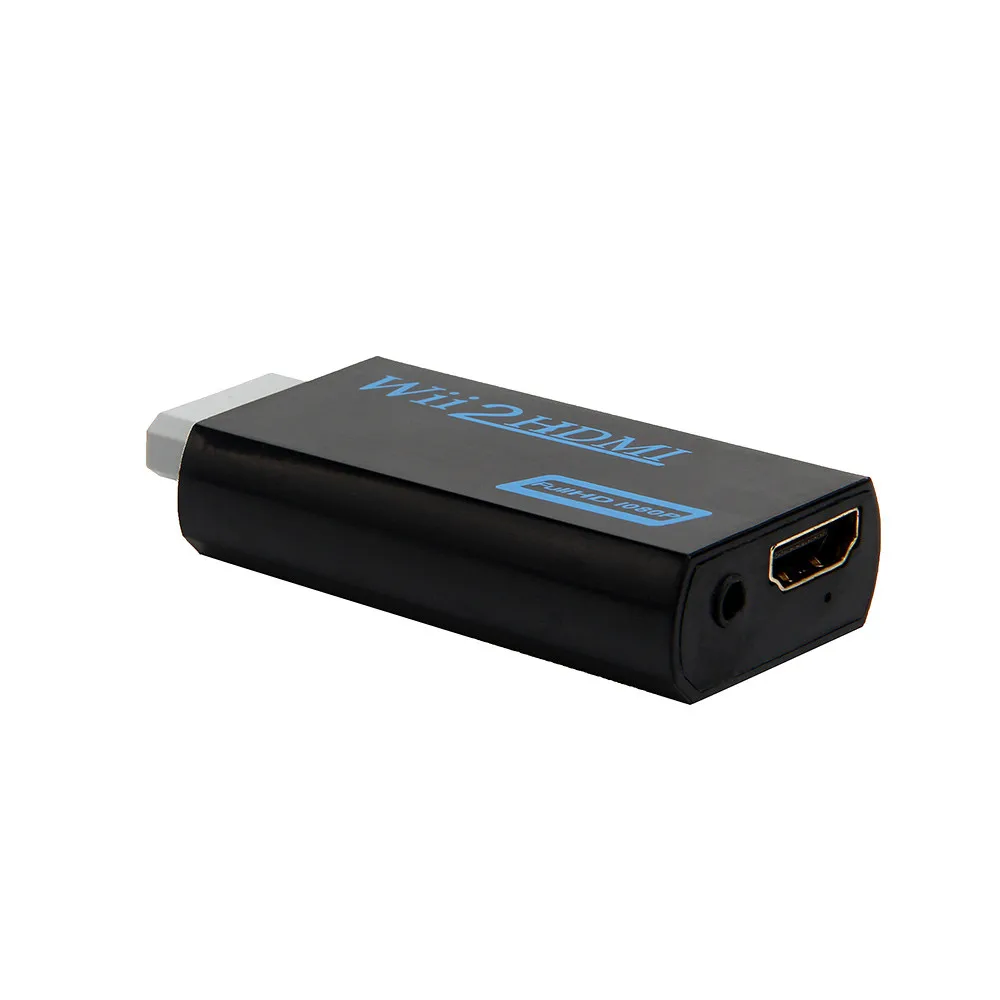 

Full HD HDMI 1080P Converter Adapter For Wii 2 HDMI Connector 3.5mm Stereo Audio Jack for Wii AV Multi Out Plug Y1030