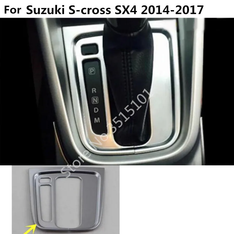 

car cover styling stick middle front Shift Stall Paddle cup lamp frame trim For Suzuki S-cross scross SX4 2014 2015 2016 2017