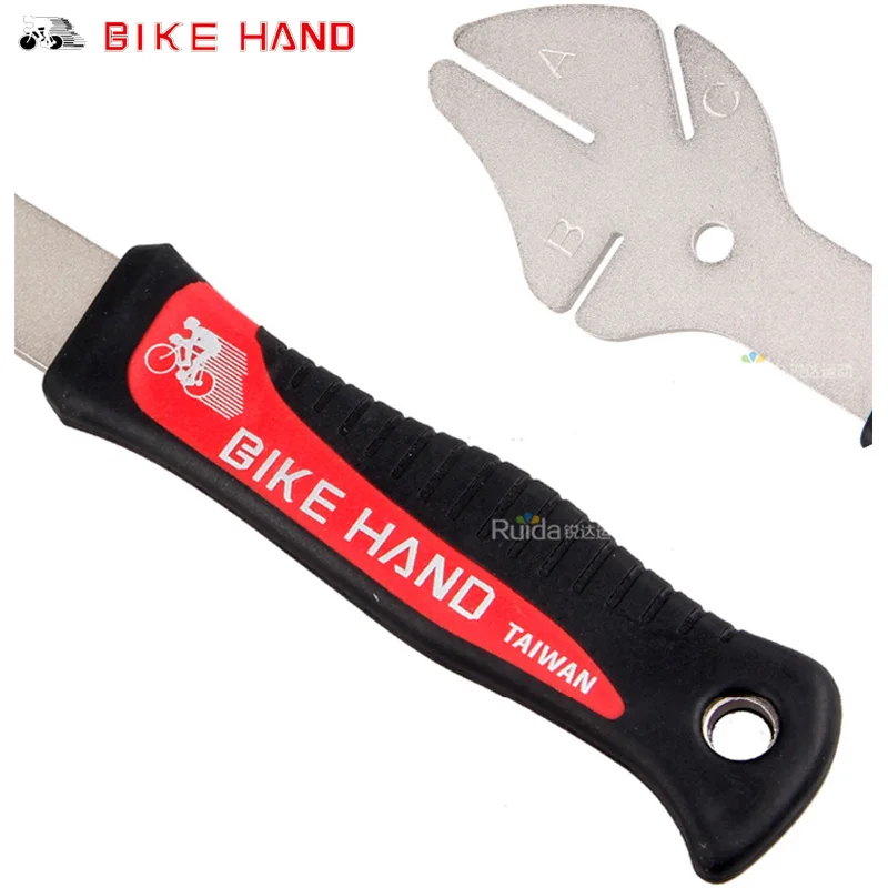 BIKEHAND YC-165 MTB велосипеда дисковый тормоз ротора сплющивающий инструмент Велосипедный тормозной диск регулятор велосипедный диск лоток коррекции инструмента цикл инструмент для ремонта