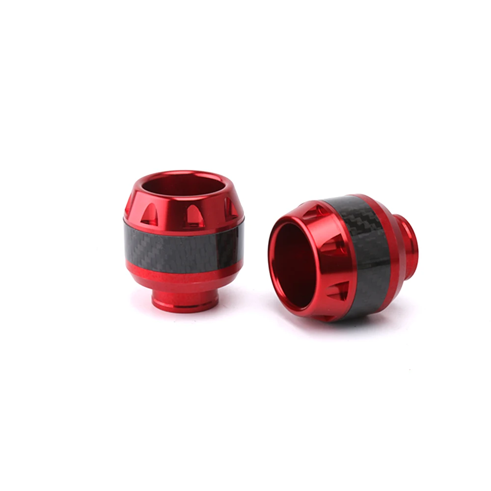 

Universal Scooter Racing Motorcycle Front Axle Fork Carbon Fiber Sliders for Yamaha Xmax Nmax Aerox Honda Forza Vario Click