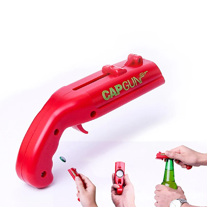 Portable Pistol Bottle Capper Bottle Opener Creative Personalized Funny