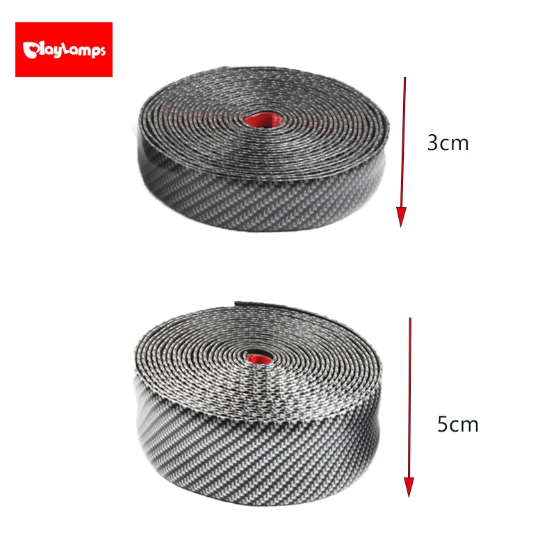 2,5 м* 3 см Анти-Царапины формовочная полоса бампер из углеродного волокна Защита для губ Отделка Резиновый порог протектор для Ford Kia аксессуары