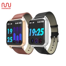 Upgraded Newwear Q3 Smart Watch 1.3 Inch Men Women HR Blood Pressure Monitor Waterproof Sport Fitness Tracker Smartwatch