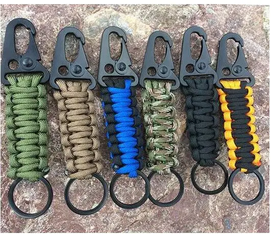 EDC Paracord веревка брелок для кемпинга на открытом воздухе набор выживания в стиле