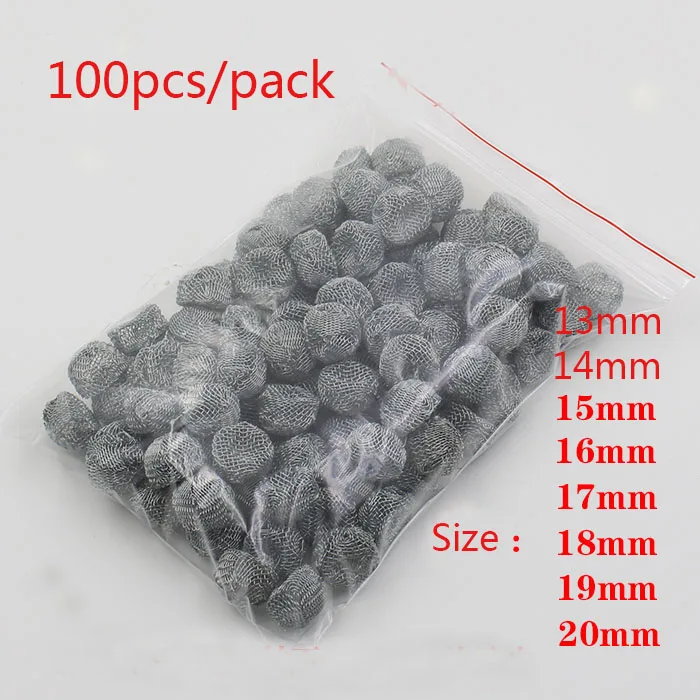 

500pcs/lot Smoking pipe net multi sizes 15/16/17/18/19mm smoking accessories