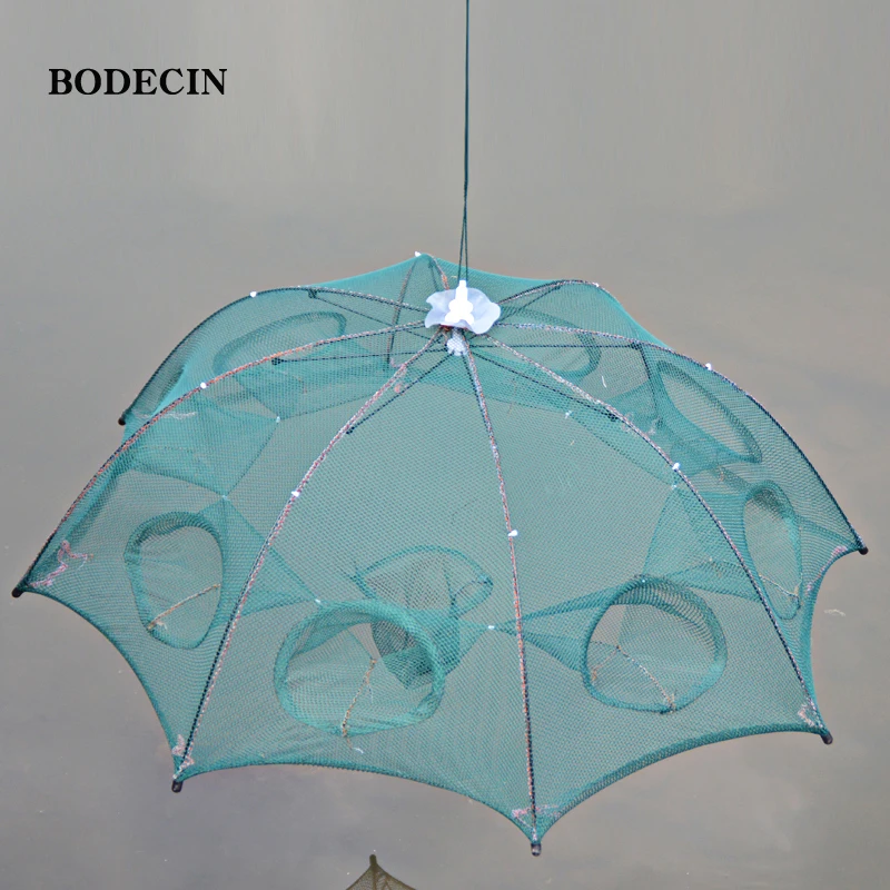 Nylon 8 Hole Fishing Net Fish Network Casting Nets Crayfish Catcher Trap Mesh Cheap Throwing Cast Folded Portable China Cages (10)