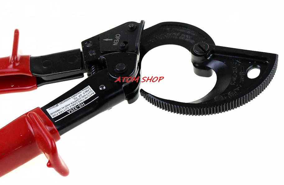 Ratchet Cable Cutter Cut Up To 240mm² Max HS-325A Aluminum Copper Wire Cutter UK 