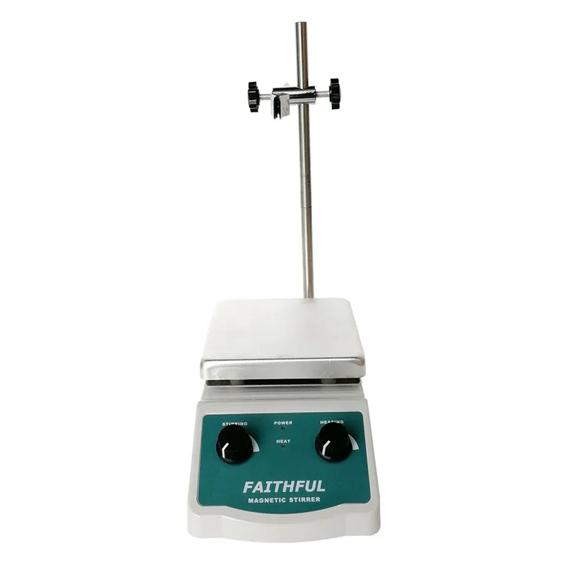 

2000ml Hot Plate Magnetic Stirrer Lab Heating Dual Control Mixer 110/220V 180W Vibration Fuses Protection Magnetische roerder