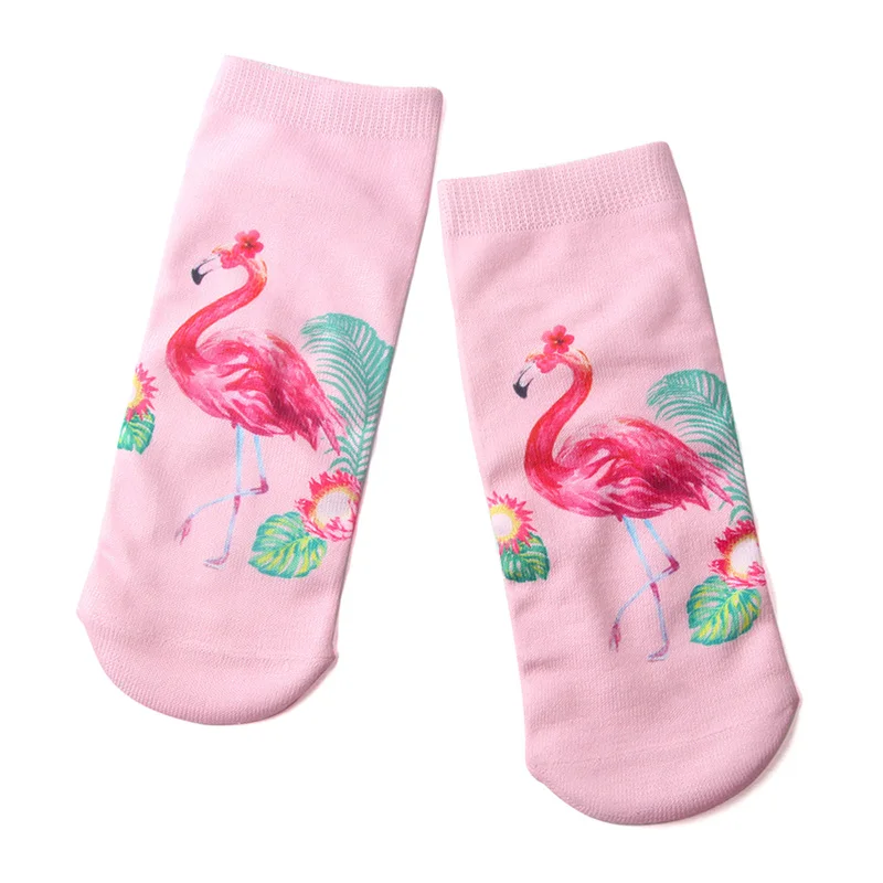 Новинка года; носки с 3D принтом; Детские носки с милыми животными; сезон весна-лето; короткие носки