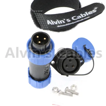 

3piece SP17 IP68 3 Pin IP68 Waterproof Male Plug and Female Lozenge Socket Dustproof Circular Multipole Connector