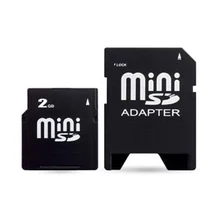 Мини SD с адаптером карты памяти 2GB MiniSD