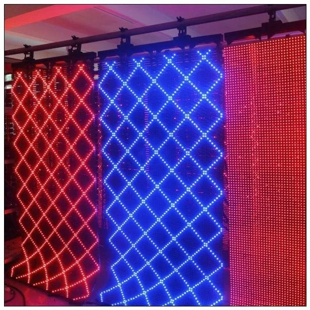 прозрачный led экран. экран в витрине. световой экран на окно.