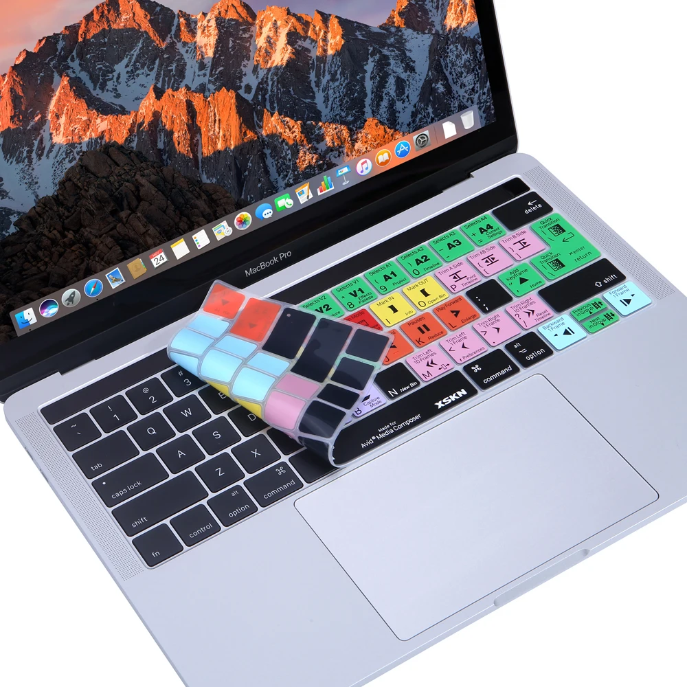 XSKN Avid Media Composer Keyboard Skin for Touch Bar Macbook 13 15 A1706 A1707 (2016 Release) Music Software Shortcut Cover XSKN Avid Media Composer Keyboard Skin for Touch Bar Macbook 13 15 A1706 A1707 (2016 Release) Music Software Shortcut Cover