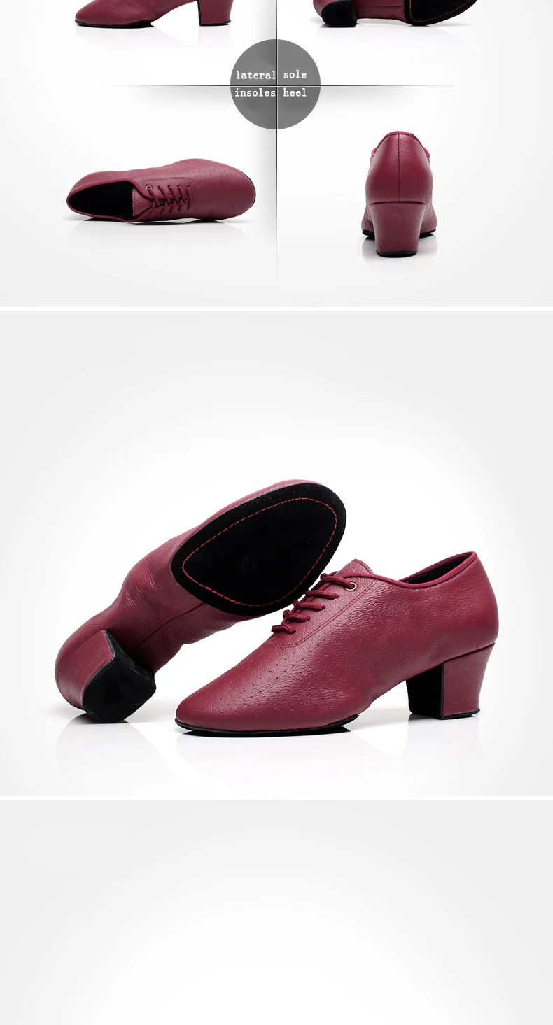 20161031_172847_105Modern Standard Dance Shoe Brand Women Genuine Leather Adult Jazz Shoes lady Aerobics Dancing Sneakers Teacher BD T1-B Discounts