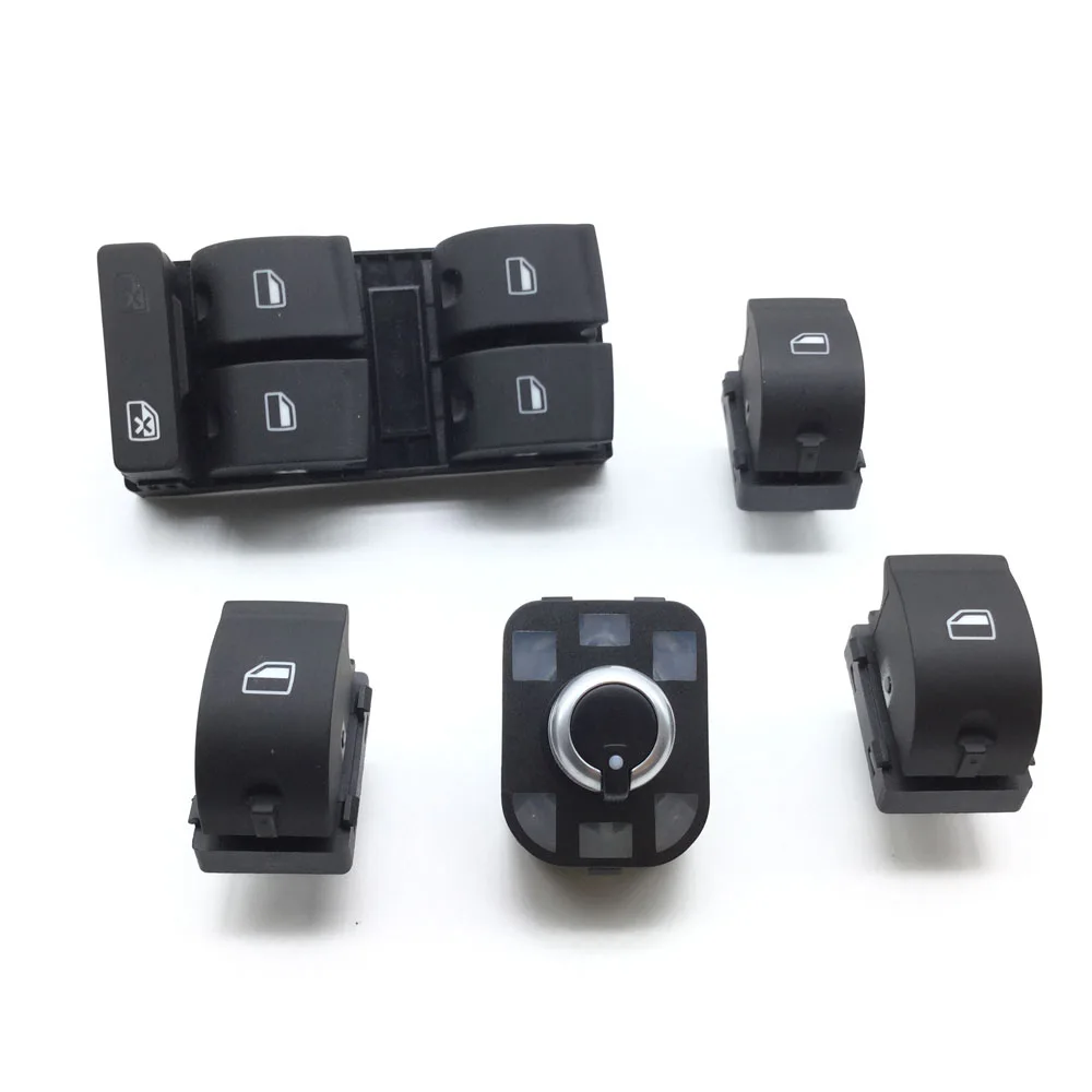 Power Electric Master Window Mirror Control Switch For Audi A4 S4 B6 B7 Rs4 Seat Exeo 8e0959851