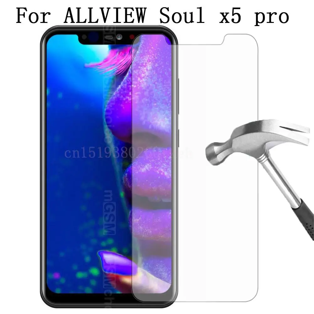 Ультратонкое закаленное стекло для ALLVIEW Soul x5 pro защитное покрытие экрана
