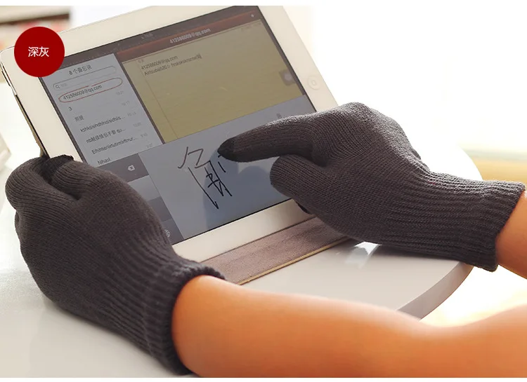 INDJXND зимние мягкие перчатки мужские сенсорные перчатки Для женщин текстовых сообщений емкостный сенсорный экран смартфона эластичные ветрозащитные варежки Цвета G019