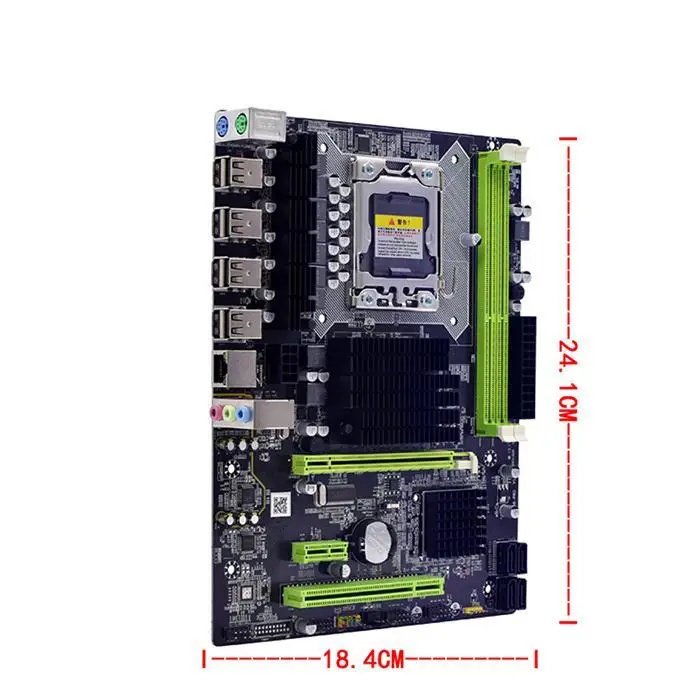LGA1366 X58 Материнская плата Дискретная графическая канал DDR3 регистровая и ecc-память Backplane Dual S-ATA II канал PCI Express 16X