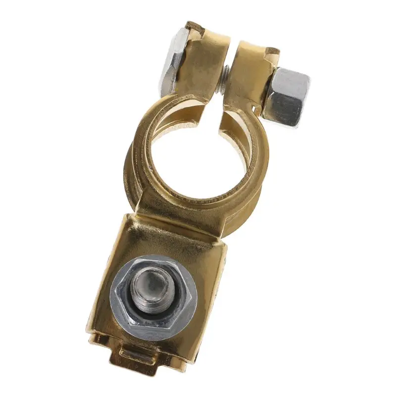 Auto Car Battery Terminal Connector Battery 1 Pair Quick Release Terminals Clamps Cap Clips Copper For Car Truck Caravan