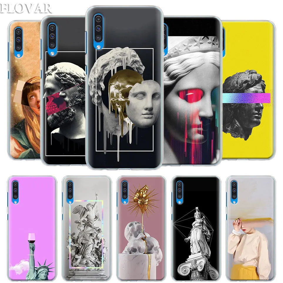 

Vintage Plaster Statue David Art Printing Case Cover for Samsung Galaxy A30 A40 A50 A70 A6 A8 Plus A7 A9 2018 M30 Phone Case Coq
