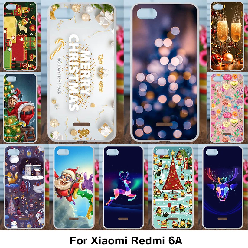 

Deyonta Merry Christmas Case For Xiaomi Redmi 6A Case Silicon Soft Cover For Xiaomi Redmi 6A Winner Snowman Covers