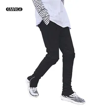 Мужские уличные модные повседневные хлопковые брюки в стиле хип-хоп, мужские узкие брюки-карандаш с дырками, спортивные штаны для бега