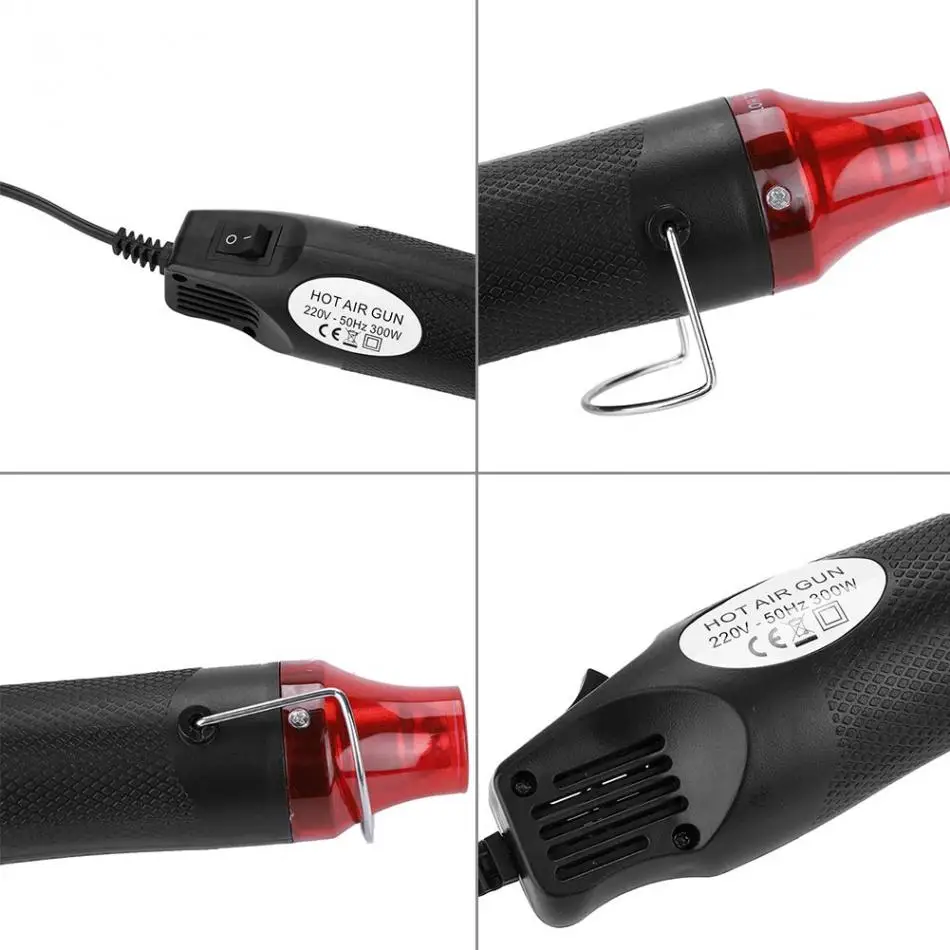 Hot air gun polymer clay DIY tool 300w hot air gun power tool