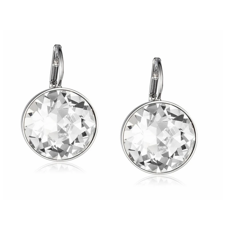 Labekaka Clear Crystal From Swarovski Earrings Bella Pierced Drop Labekaka Clear Crystal From Swarovski Earrings Bella Pierced Drop Dangle For Women In Jewelry Accessories On Aliexpress