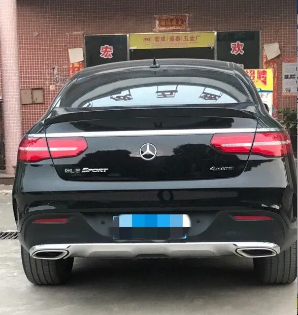 Спойлер для benz gle coupe C292 Benz class задний Багажник крыло GLE63 AMG ABS пластик цветной лак