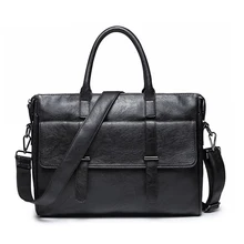 Cheap Simple Famous Brand Business Men Briefcase Bag Luxury Leather Laptop Bag Man Shoulder Bag bolsa maleta BIG001 PM49 Cheap Simple Famous Brand Business Men Briefcase Bag Luxury Leather Laptop Bag Man Shoulder Bag bolsa maleta BIG001 PM49