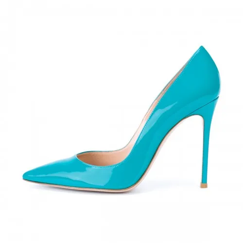 Pointed Toe Patent Leather Women Pump Shoes High Heel Stilettos Slip Pointed toe patent leather women pump shoes high heel stilettos slip