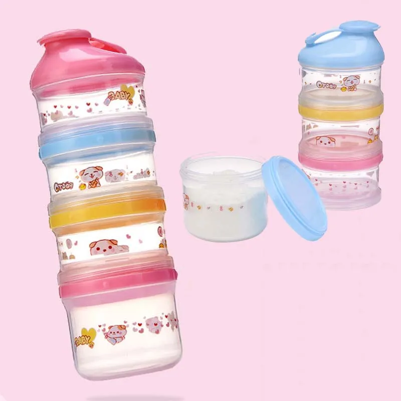 Portable Baby Formula Milk Storage Box outing Food Snacks Container 4