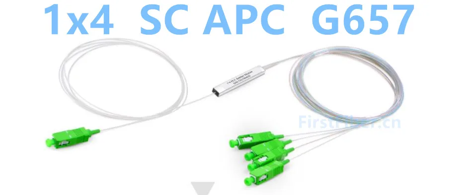 

1 x 4 PLC POS Passive Optical Splitter, Fiber Splitter Mini Module, 900um