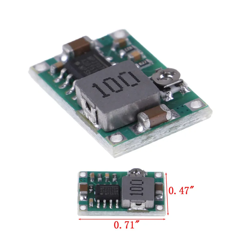 

1Pcs Step Down Converter Volt Regulator 3A Mini DC-DC 5V-23V To 3.3V 6V 9V 12V