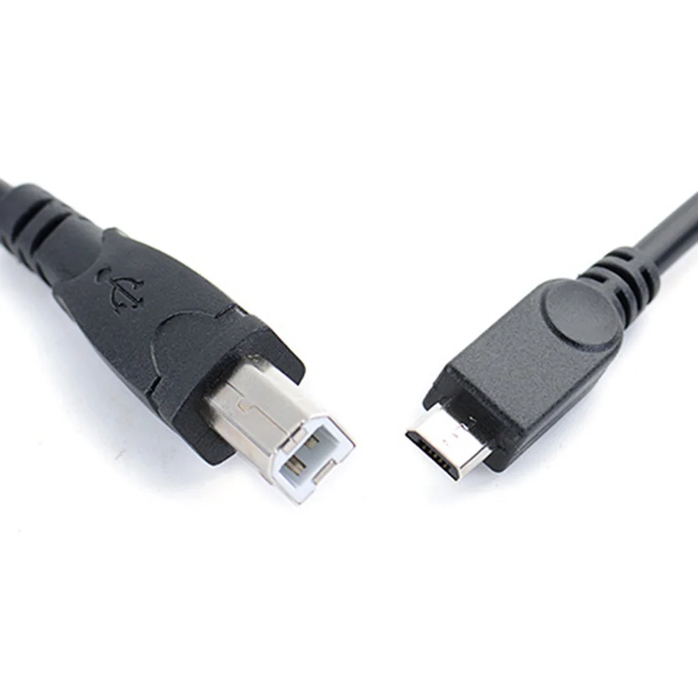 HY Новый Micro USB к Type B адаптер хоста OTG кабель для принтера сканер жесткий