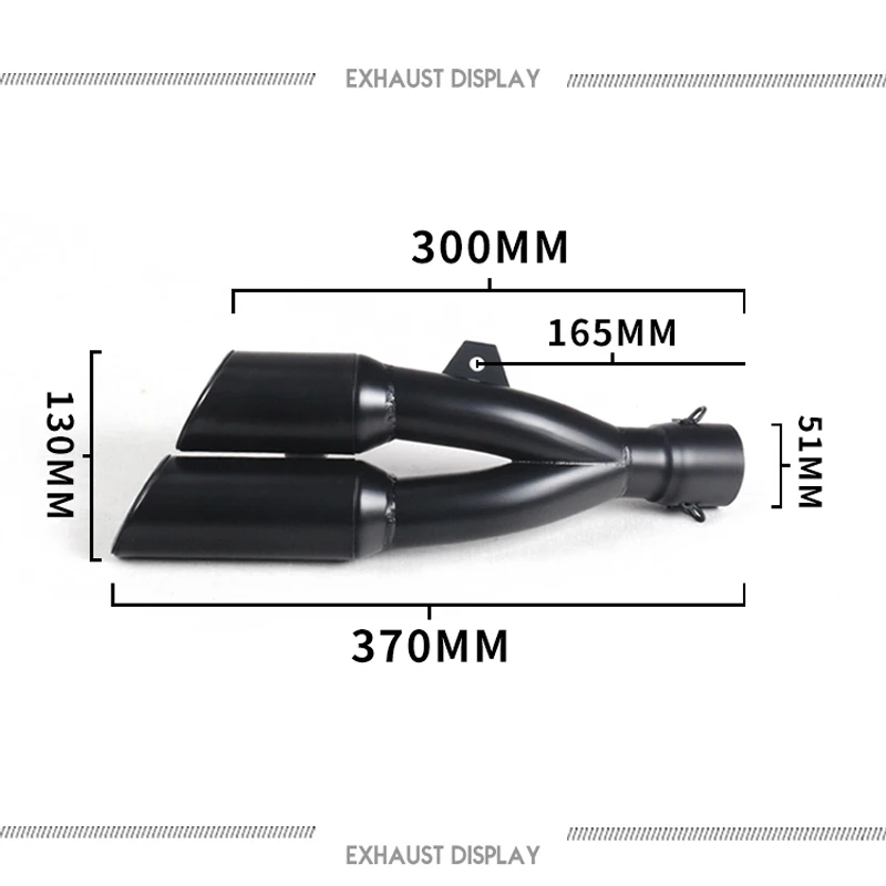 Универсальный глушитель выхлопной трубы мотоцикла для TRK502 NMAX CB650f NC750x moto Escape с DB Killer для большинства moto rcycle ATV